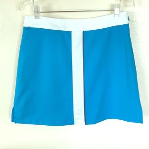 Lopez Desert Dry Teal & white Golf skort Size 8
